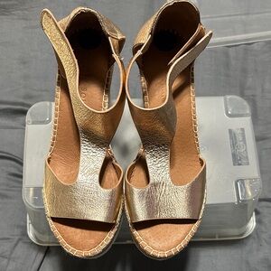 Gold Women's Sandals
